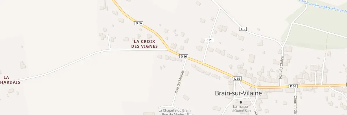 Plan du 15 Rue de la Croix des Vignes à La Chapelle-de-Brain