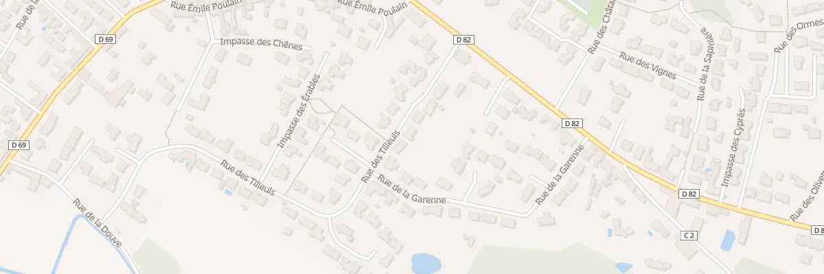 Plan du 9 Rue des tilleuls à Soullans