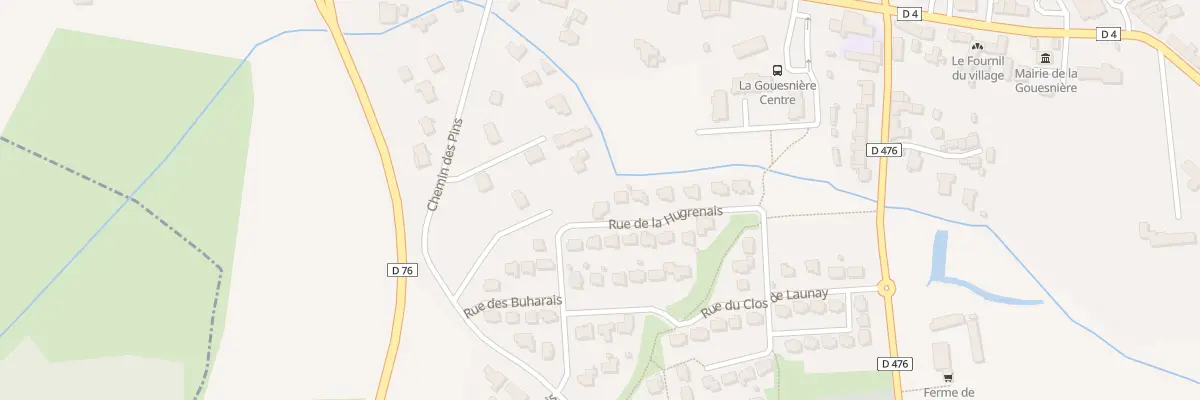 Plan du 14 Rue de la Hugrenais à La Gouesnière