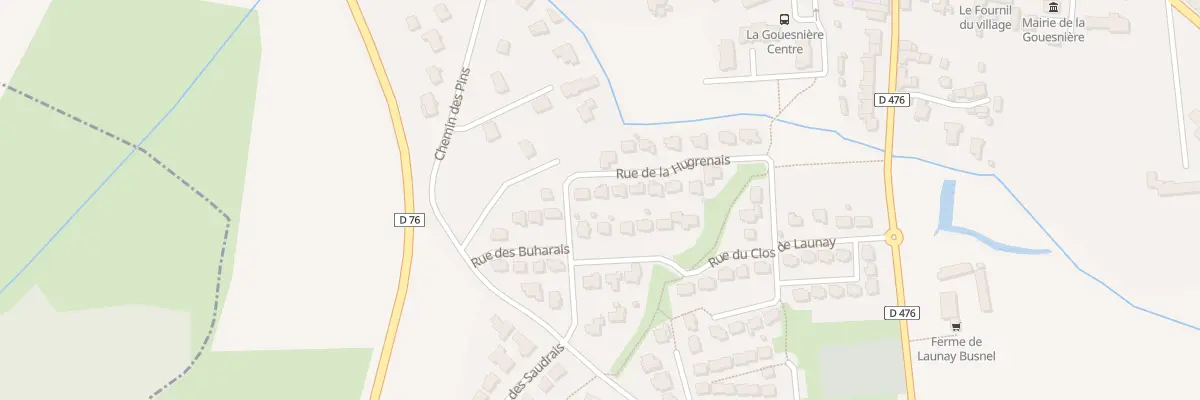 Plan du 19 Rue de la Hugrenais à La Gouesnière