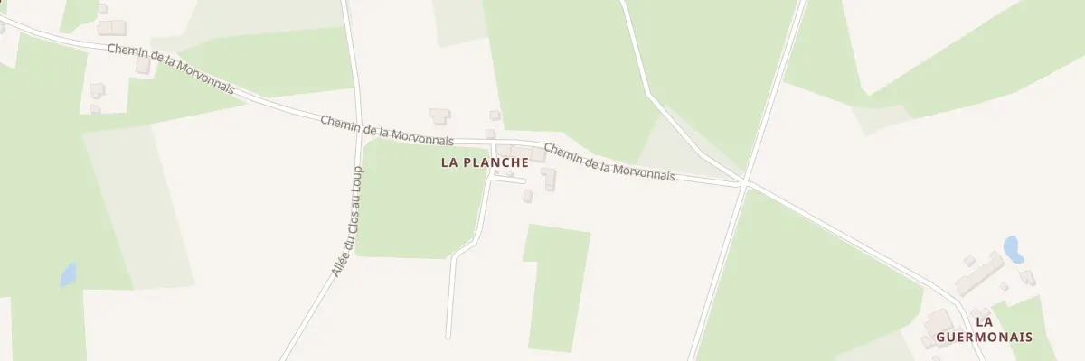 Plan du 32 Chemin de la Morvonnais à Mesnil-Roc’h