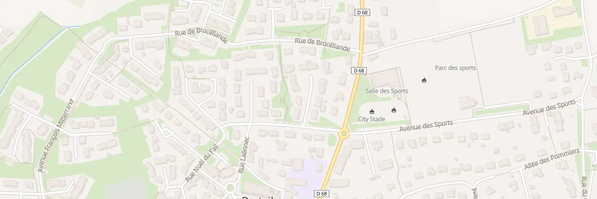 Plan du 4 Rue Chateaubriand à Breteil