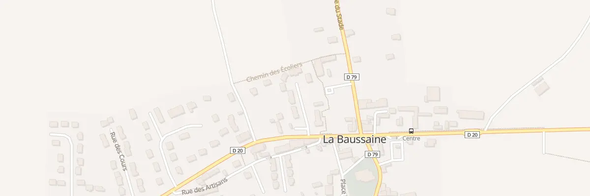 Plan du 1 Rue Bellevue à La Baussaine