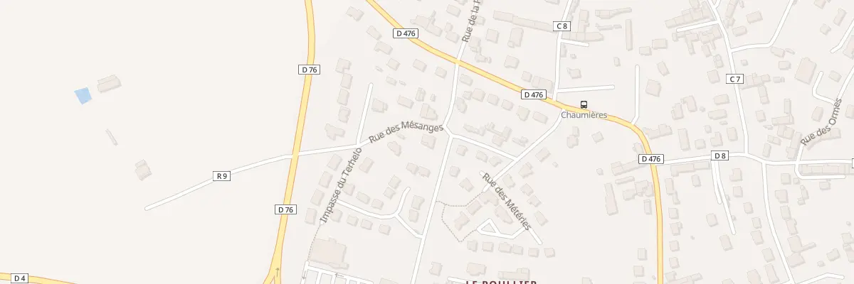 Plan du 5 Rue des Mésanges à La Gouesnière