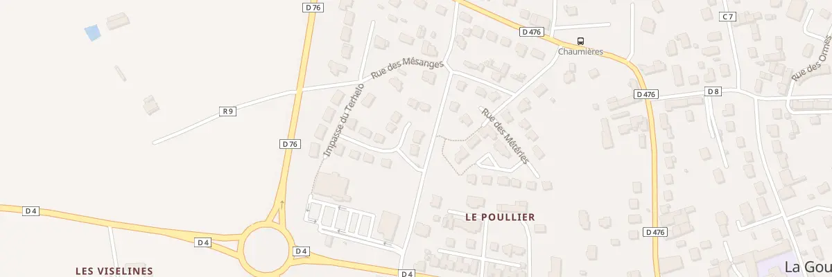 Plan du 20 Imp du Terhelo à La Gouesnière