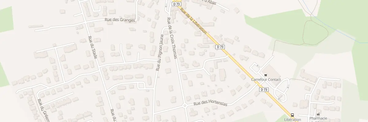 Plan du 5000 Rue de la Croix Thomas à Miniac-Morvan