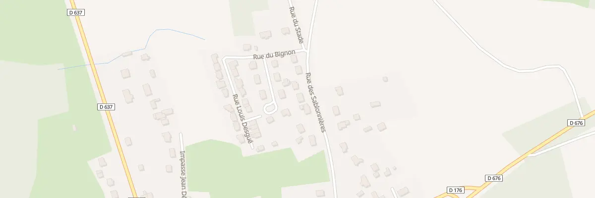 Plan du 6147 Lot du Grison à Miniac-Morvan