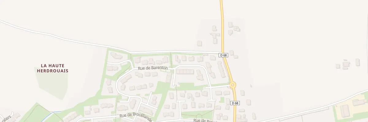 Plan du 19 Rue Barenton à Breteil