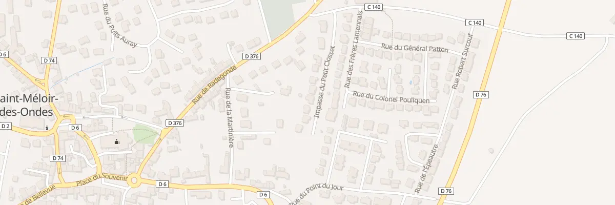 Plan du 14 Imp du Petit Closset à Saint-Méloir-des-Ondes