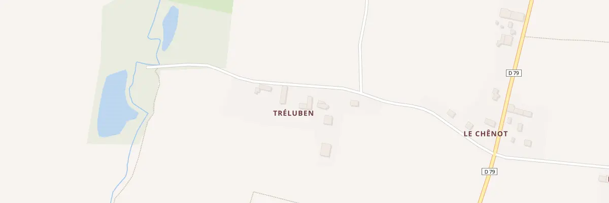 Plan du 7 Trélubin à La Baussaine