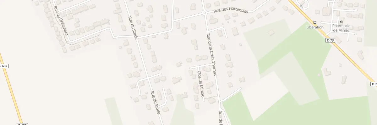 Plan du 24 Rue de la Croix Thomas à Miniac-Morvan