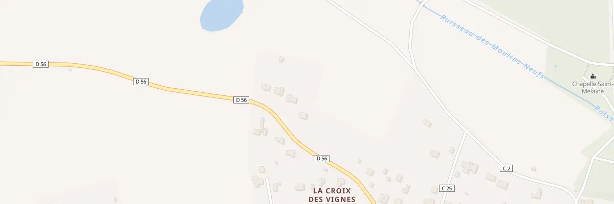 Plan du 20 Rue de la Croix des Vignes à La Chapelle-de-Brain