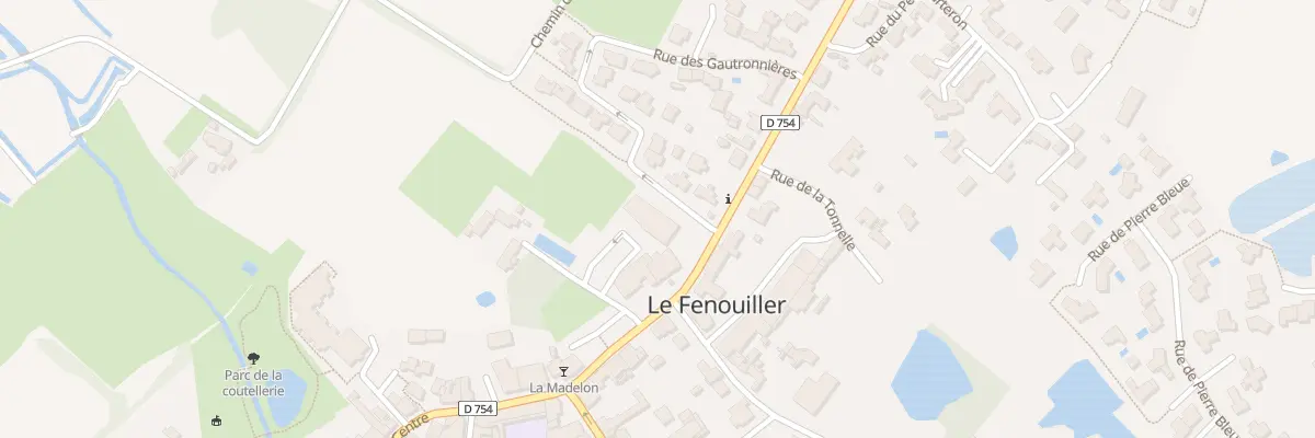 Plan du 77 Rue du centre au Fenouiller