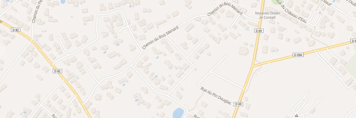 Plan du 9 Rue des chardonnerets à Soullans
