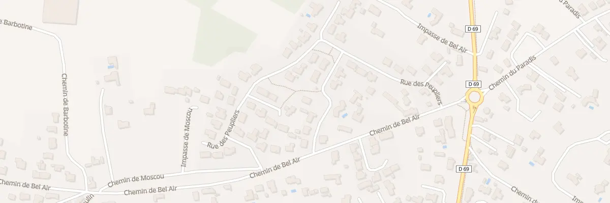 Plan du 9 Rue des Prunelliers à Soullans