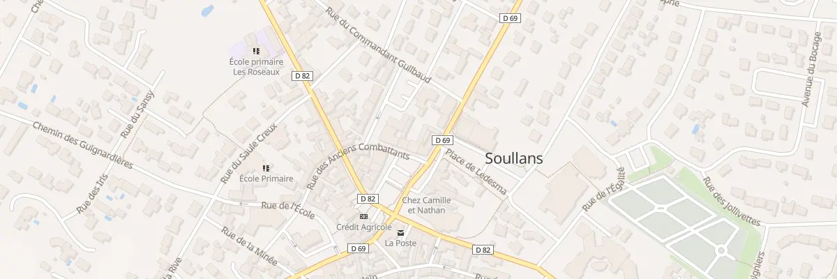 Plan du 13 Pl Jean Yole à Soullans