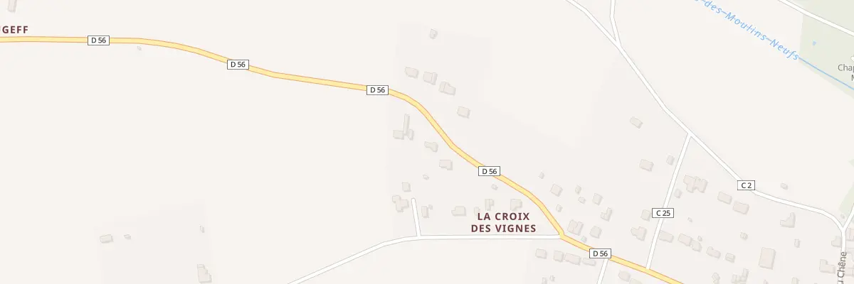 Plan du 25 Rue de la Croix des Vignes à La Chapelle-de-Brain
