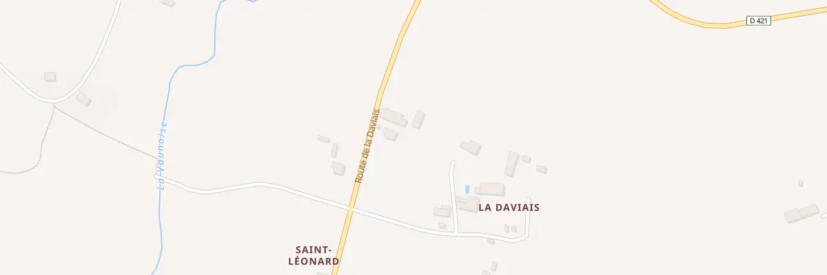 Plan du 1 La Daviais à Pleumeleuc