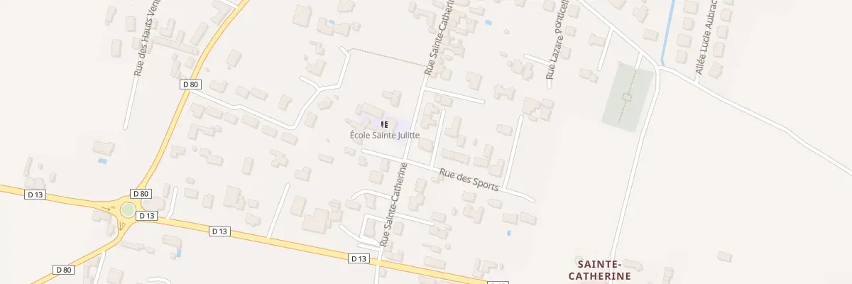 Plan du 7 Rue Sainte-Catherine à Villeneuve-en-Retz