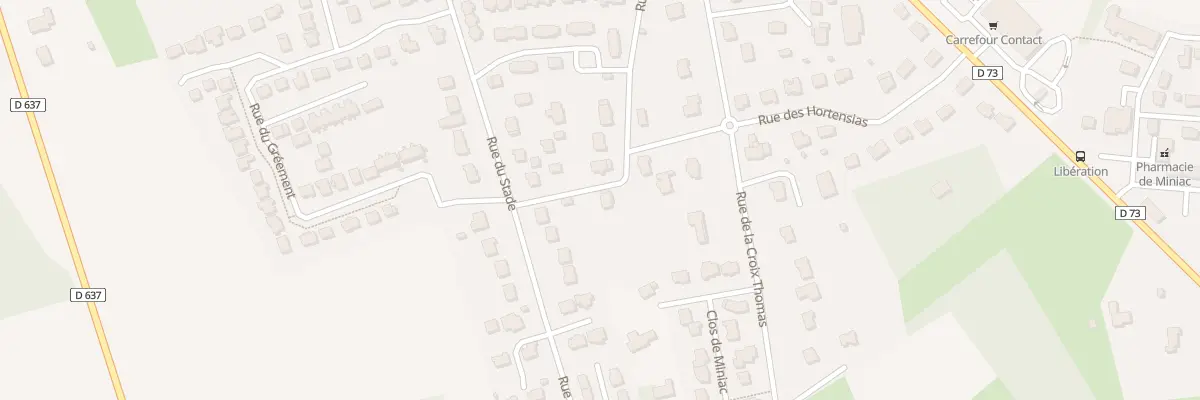 Plan du 35 Rue du Stade à Miniac-Morvan