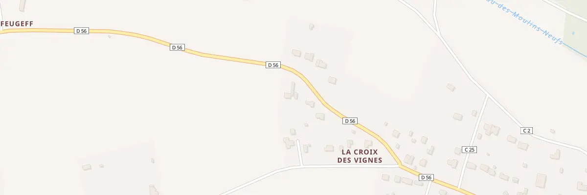 Plan du 29 Rue de la Croix des Vignes à La Chapelle-de-Brain