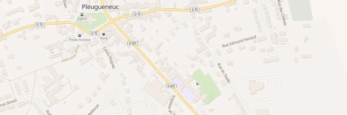 Plan du 23 Rue de Rennes à Pleugueneuc