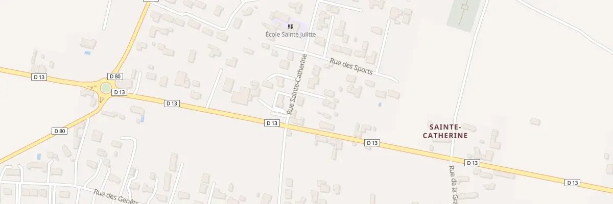 Plan du 1B Rue Sainte-Catherine à Villeneuve-en-Retz