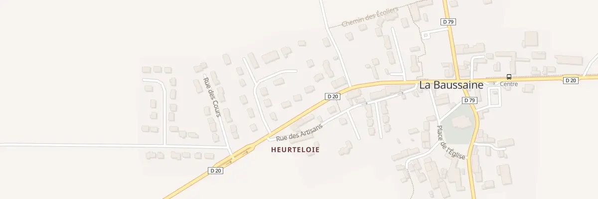Plan du 12 Rue des Prunus à La Baussaine
