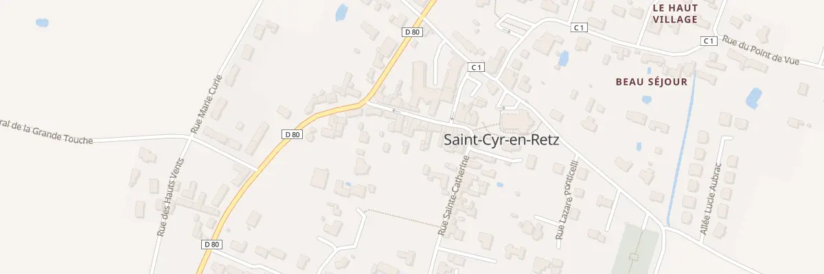 Plan du 5 Rue de l’Eglise Saint-Cyr à Villeneuve-en-Retz