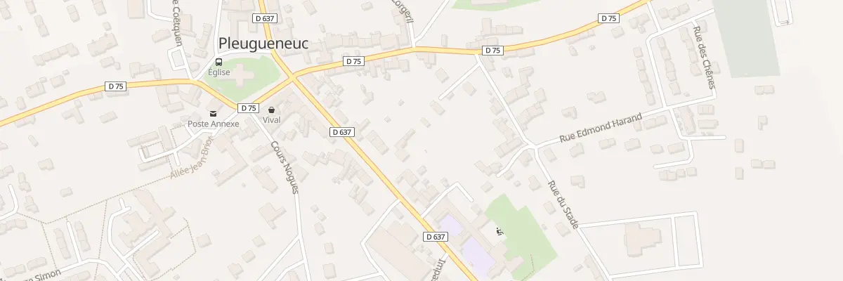 Plan du 17 Rue de Rennes à Pleugueneuc