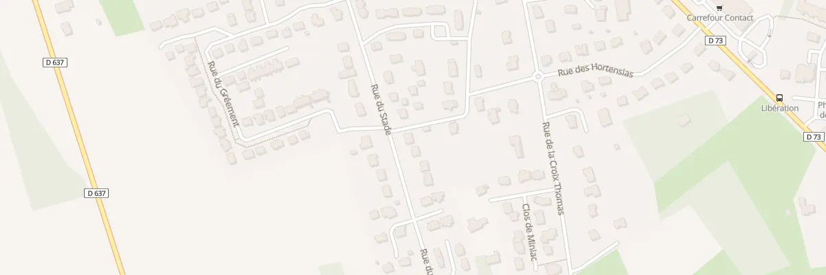 Plan du 37 Rue du Stade à Miniac-Morvan