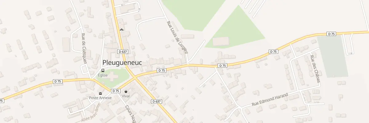 Plan du 23 Rue du Bourg à Pleugueneuc