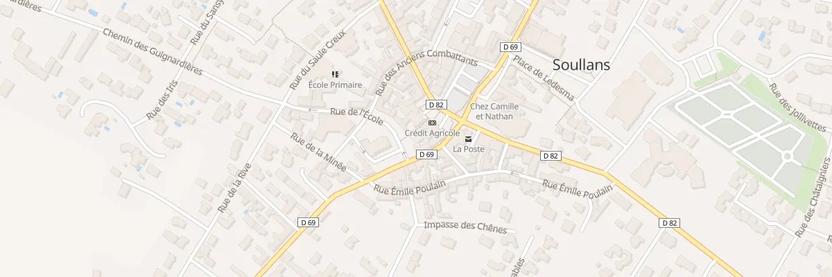 Plan du 4 Rue de l’école à Soullans