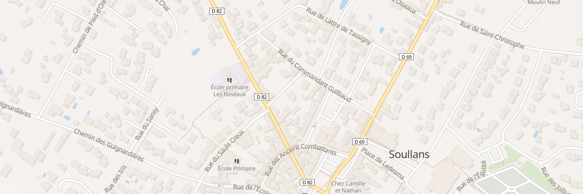 Plan du 2 Rue de la scierie à Soullans