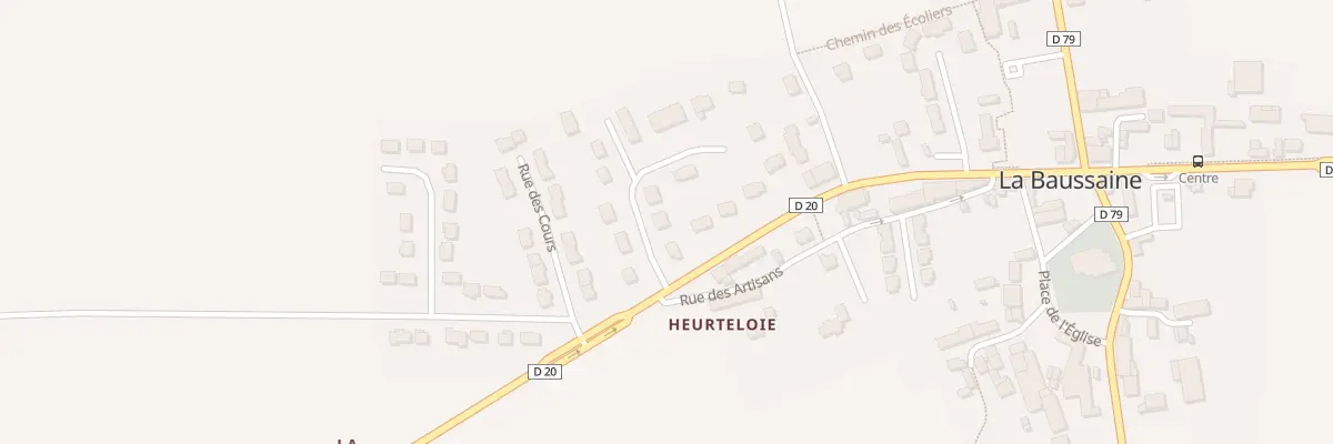 Plan du 4 Rue des Prunus à La Baussaine