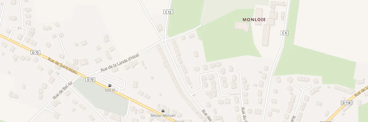Plan du 26 Rue des Primeveres à Miniac-Morvan