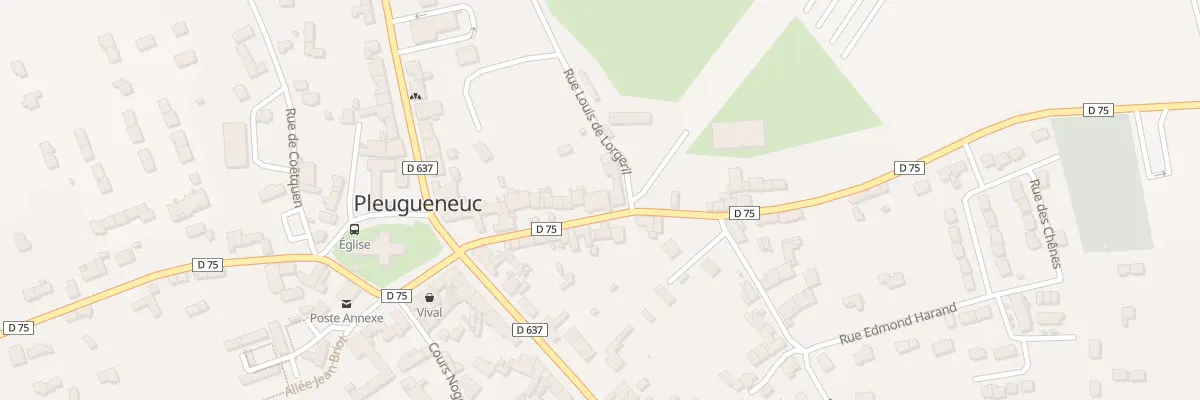 Plan du 21 Rue du Bourg à Pleugueneuc