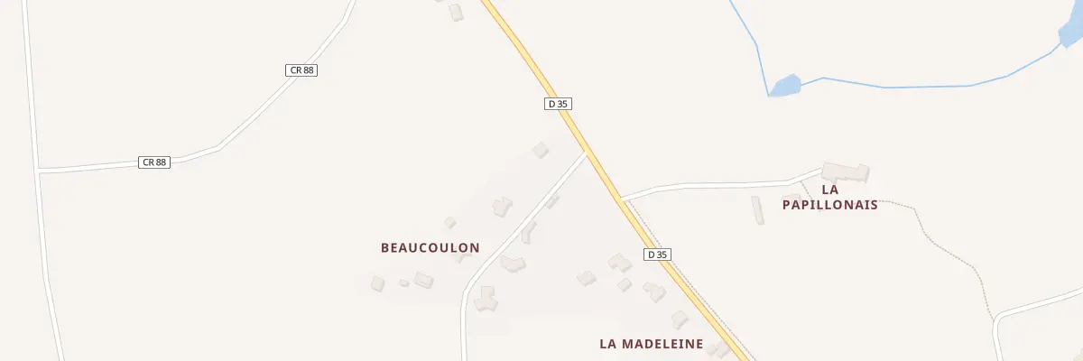Plan du 6248 Beaucoulon à Plessé
