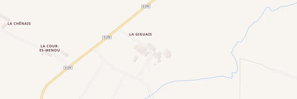 Plan du 5001 La Basse Giguais à La Baussaine