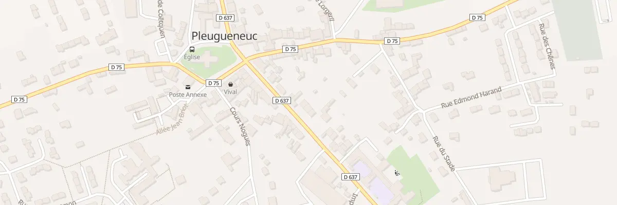 Plan du 11 Rue de Rennes à Pleugueneuc