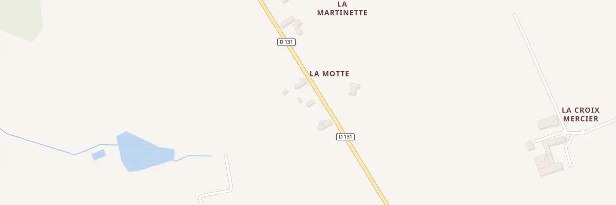 Plan du 6955 La Motte à Plessé