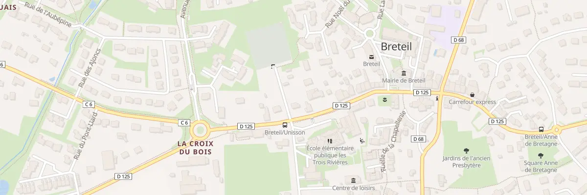 Plan du 41 Rue de Montfort à Breteil