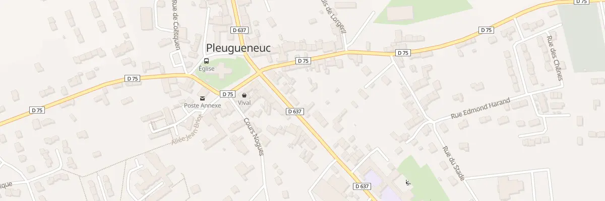 Plan du 7 Rue de Rennes à Pleugueneuc