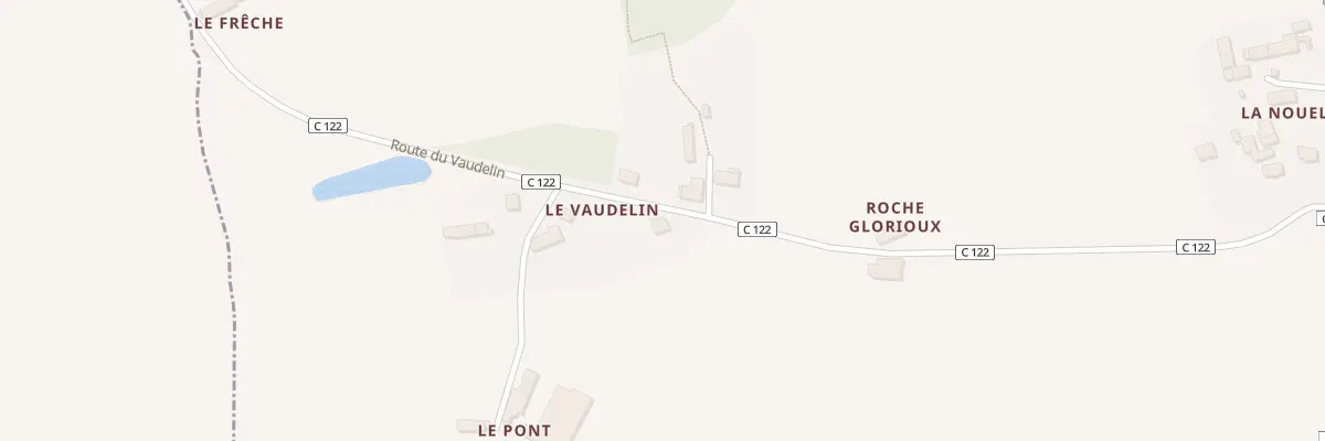 Plan du 1 Le Vaudelin à Cardroc