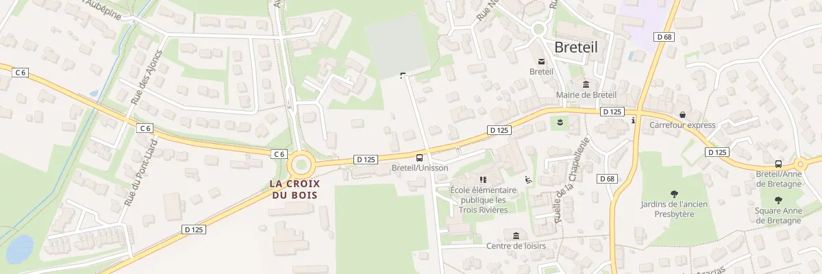 Plan du 43 Rue de Montfort à Breteil