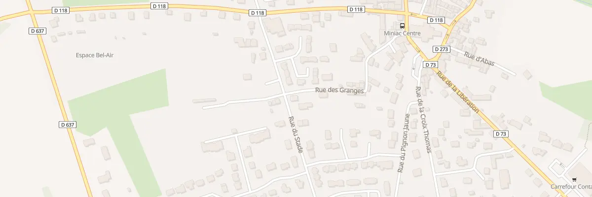 Plan du 13 Rue du Stade à Miniac-Morvan