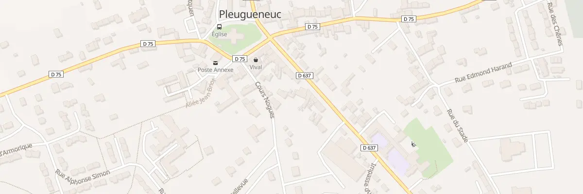 Plan du 14 Rue de Rennes à Pleugueneuc