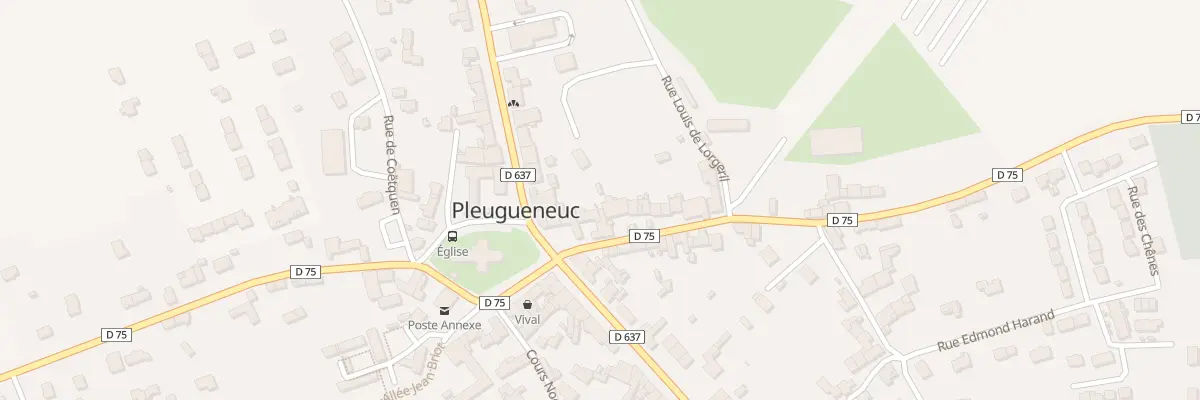 Plan du 7 Rue du Bourg à Pleugueneuc