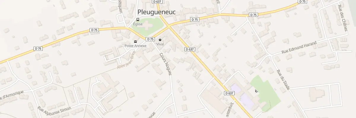 Plan du 12B Rue de Rennes à Pleugueneuc