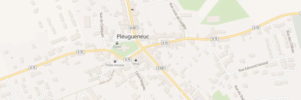Plan du 1 Rue de Rennes à Pleugueneuc